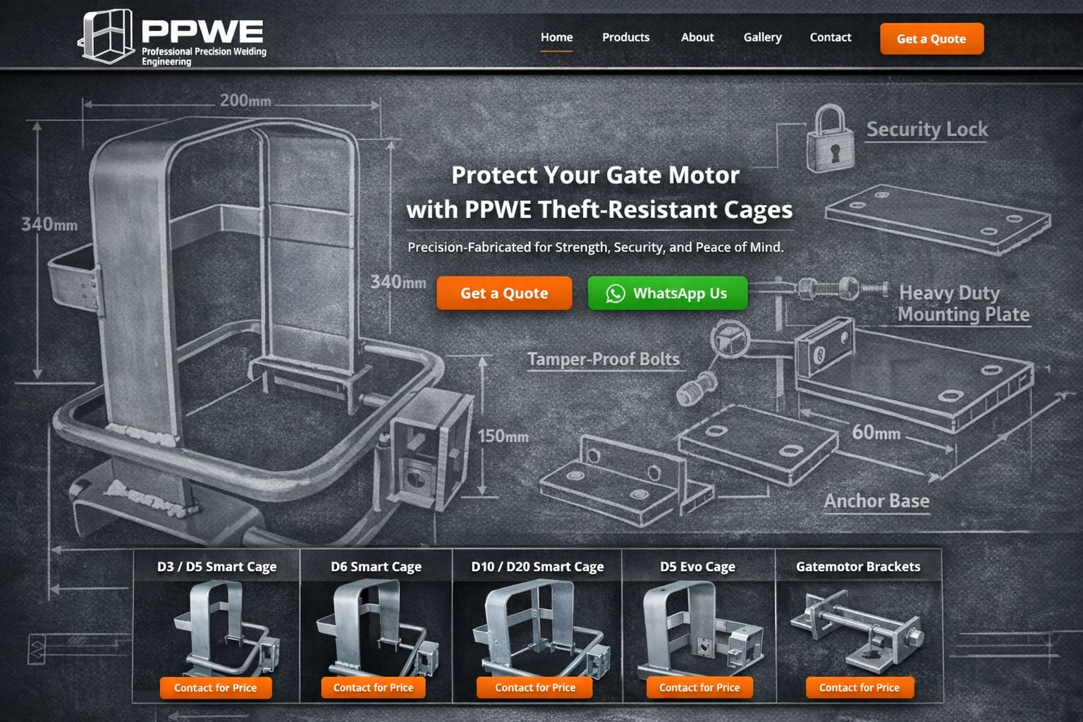 PPWE technical drawing background